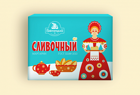 Маргарин м.д.ж. 60% сливочный 180 гр.