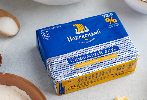 Спред раст-слив 72,5% тм Сливочный вкус (синяя волна) 180 гр.