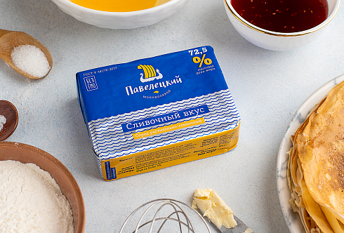 Спред раст-слив 72,5% тм Сливочный вкус (синяя волна) 180 гр.