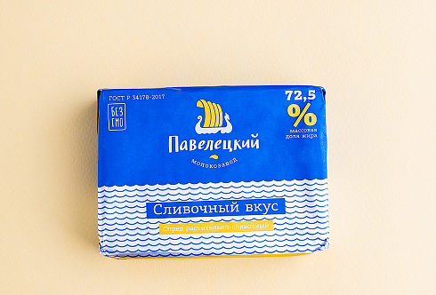 Спред раст-слив 72,5% тм Сливочный вкус (синяя волна) 180 гр.